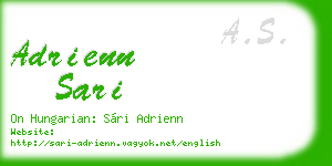 adrienn sari business card
