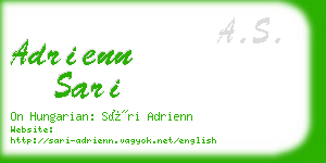 adrienn sari business card